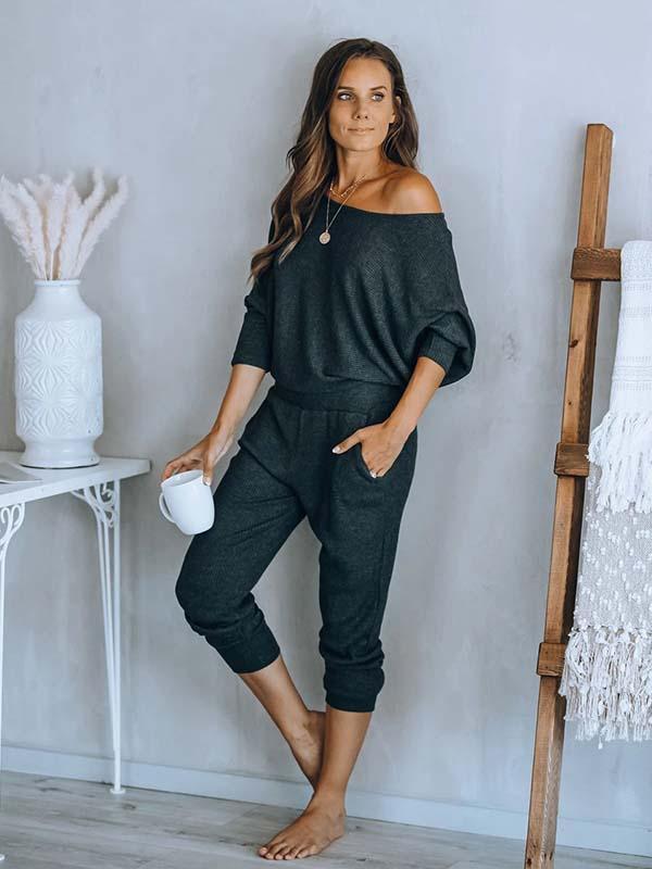 Veleaee Off-Shoulder Two Sets