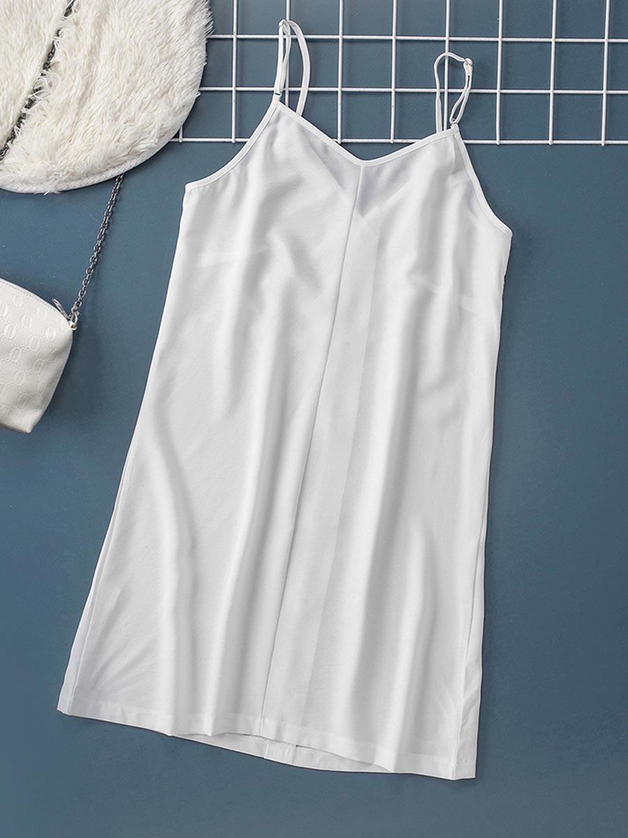 Veleaee V-Neck Single-Breasted Sleeveless Dress(7 colors)