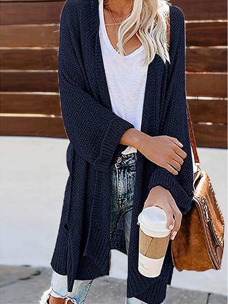 Veleaee Solid Color Knitted Cardigan(10 colors)