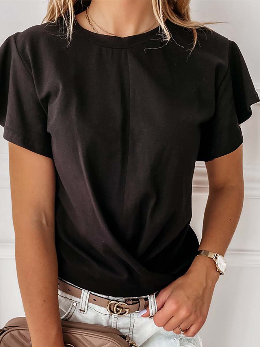 Veleaee  Casual Wear T-Shirt(6 Colors)