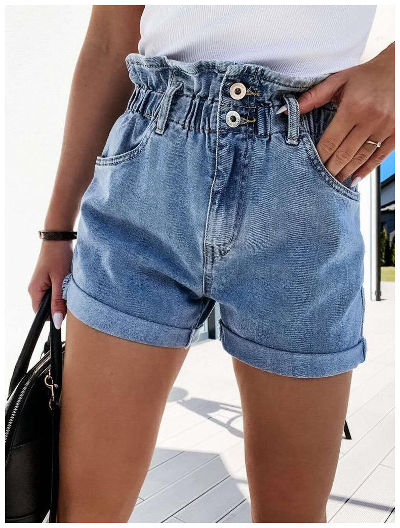 Veleaee Casual Denim Shorts