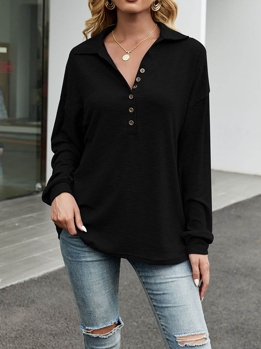 Veleaee Button Down Casual Top