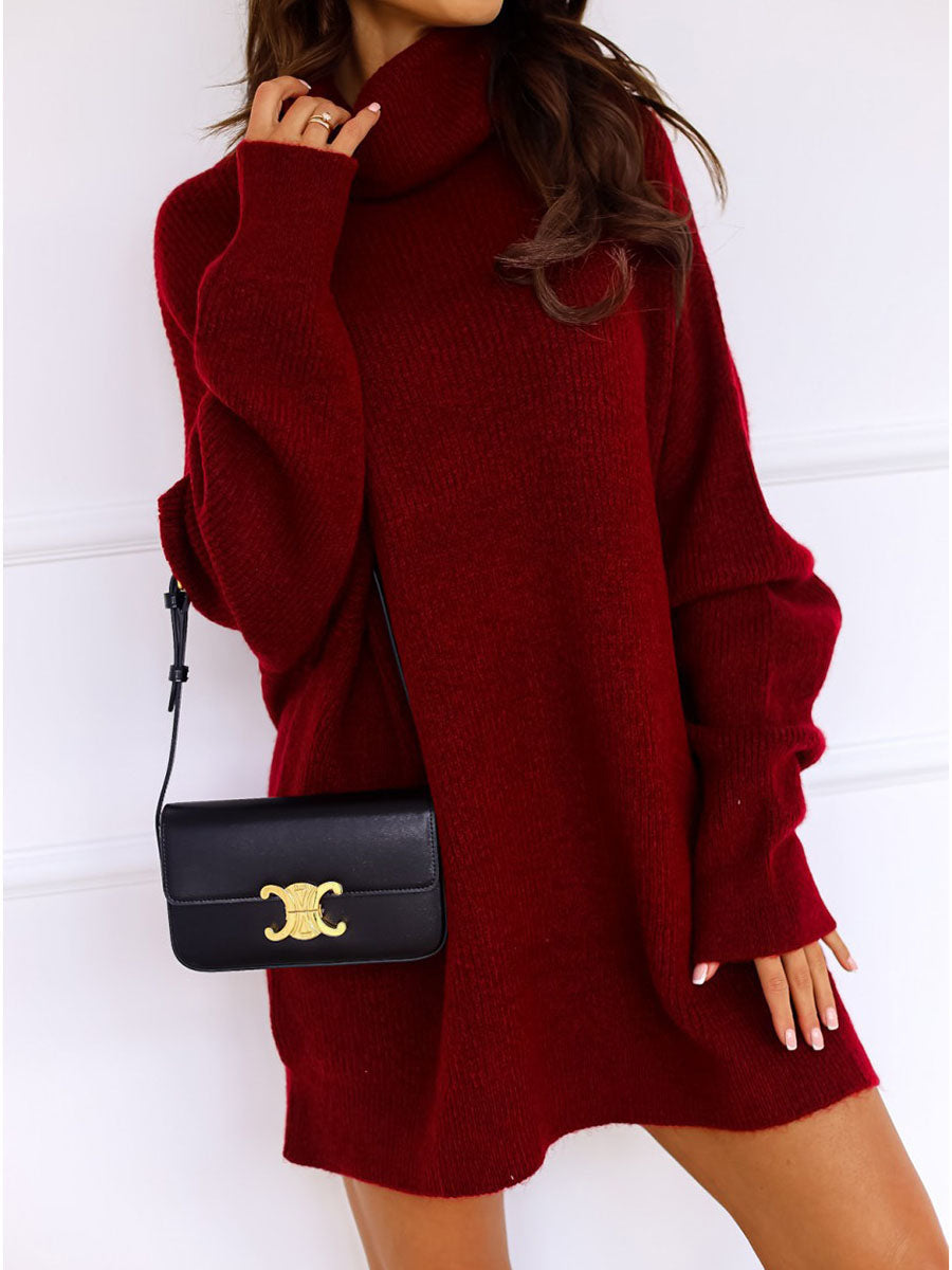 Veleaee Solid Color Turtleneck Knit Sweater(11 colors)