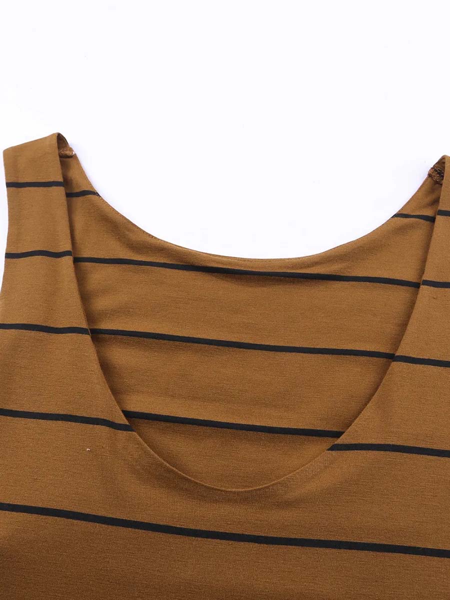 Veleaee Sleeveless Split Dress(6 Colors)