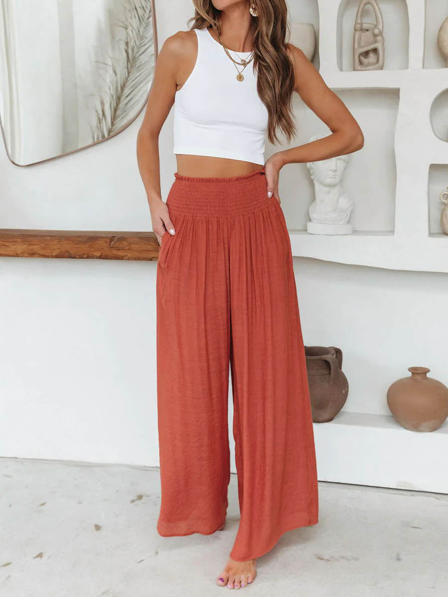 Veleaee Loose Fit Casual Pants