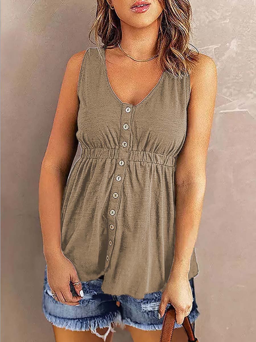 Veleaee Solid Color Strapless Waistless Sleeveless Top(7 Colors)