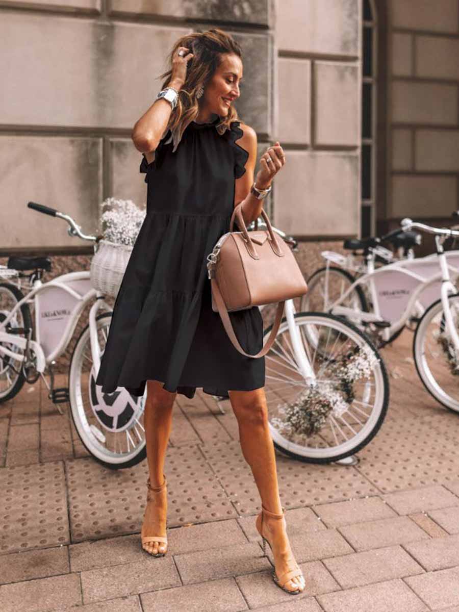 Veleaee Ruffles Dress