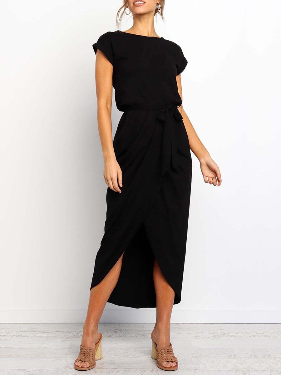 Veleaee After Midnight Ankle Length Dress