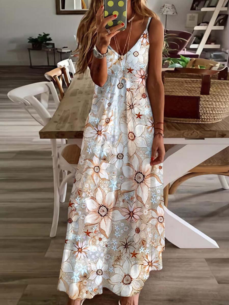 Veleaee Colorful Printed Dresses