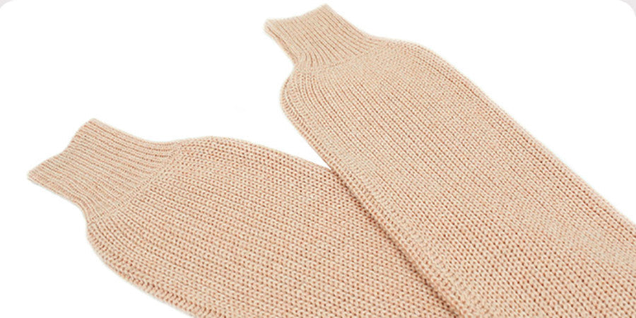 Veleaee Solid Color Crossed Hanging Shoulder Knit Sweater