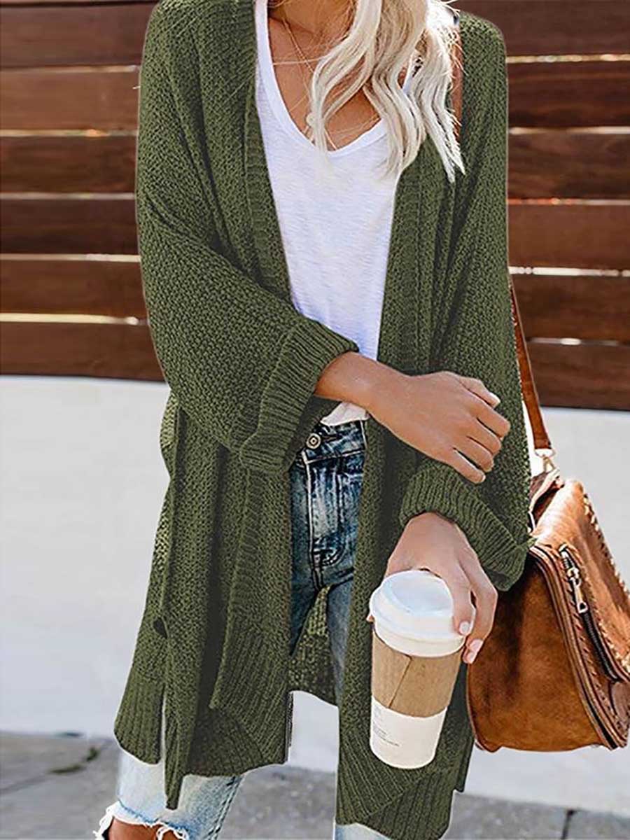 Veleaee Solid Color Knitted Cardigan(10 colors)
