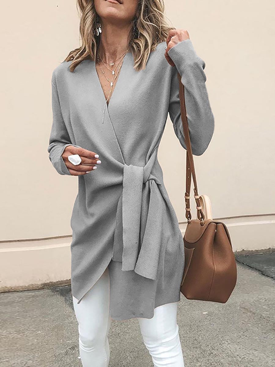 Veleaee Belt Cardigan