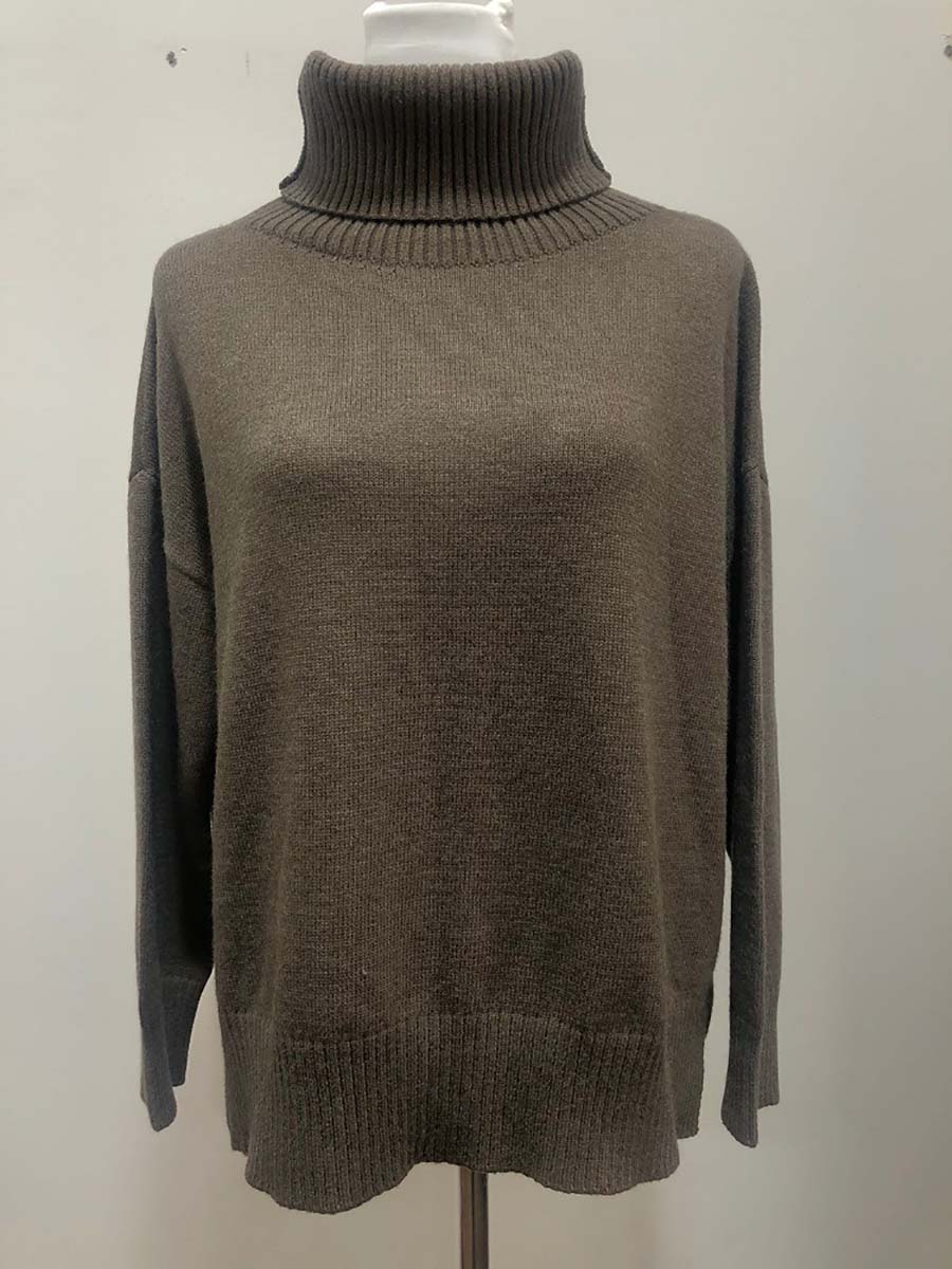 Veleaee Solid Color Turtleneck Long Sleeve Sweater(6 colors)