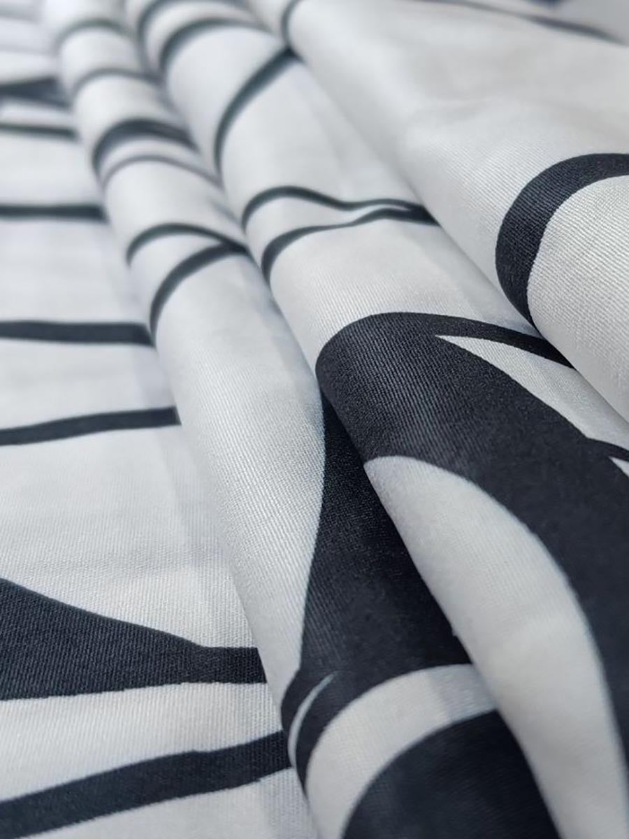 Veleaee V-Neck Print Pleated Sleeveless Dress