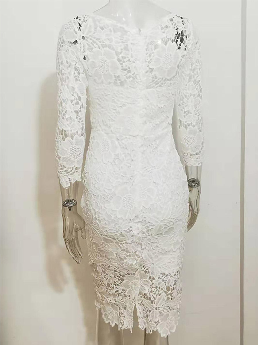 Veleaee Sexy Lace Dress
