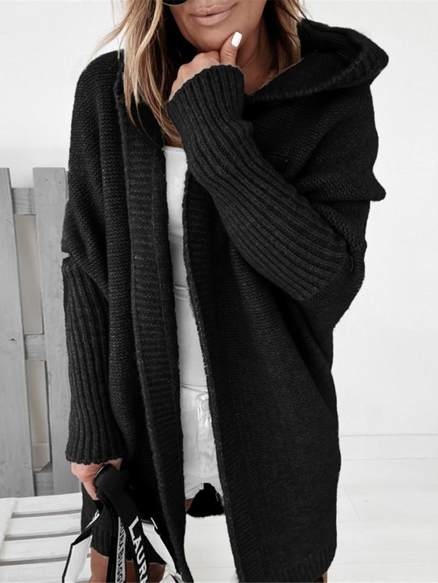 Veleaee Loose Stitching Cardigan