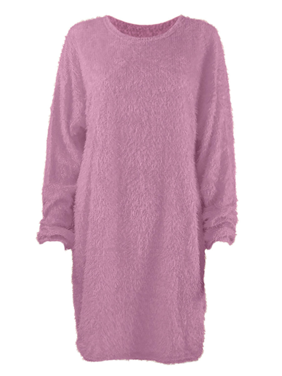 Veleaee Plush Sweater Dress(8 colors)