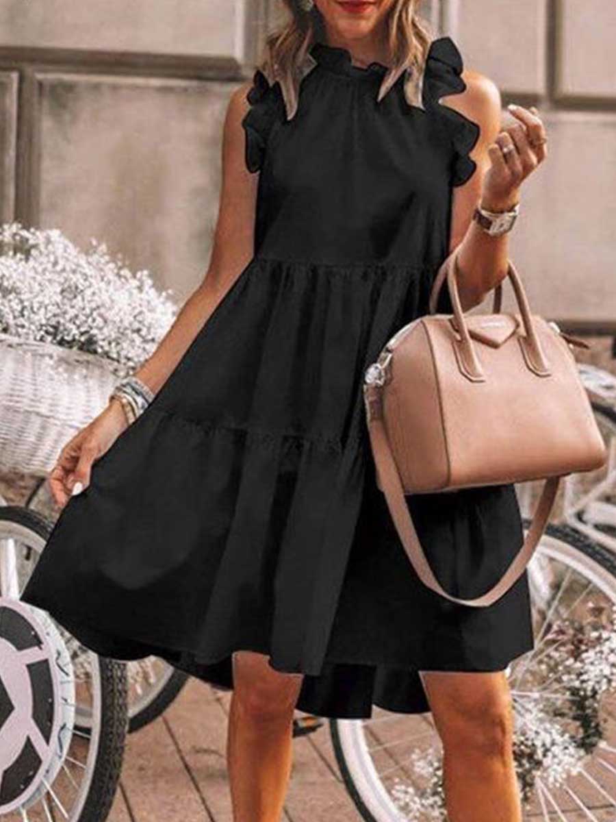 Veleaee Ruffles Dress