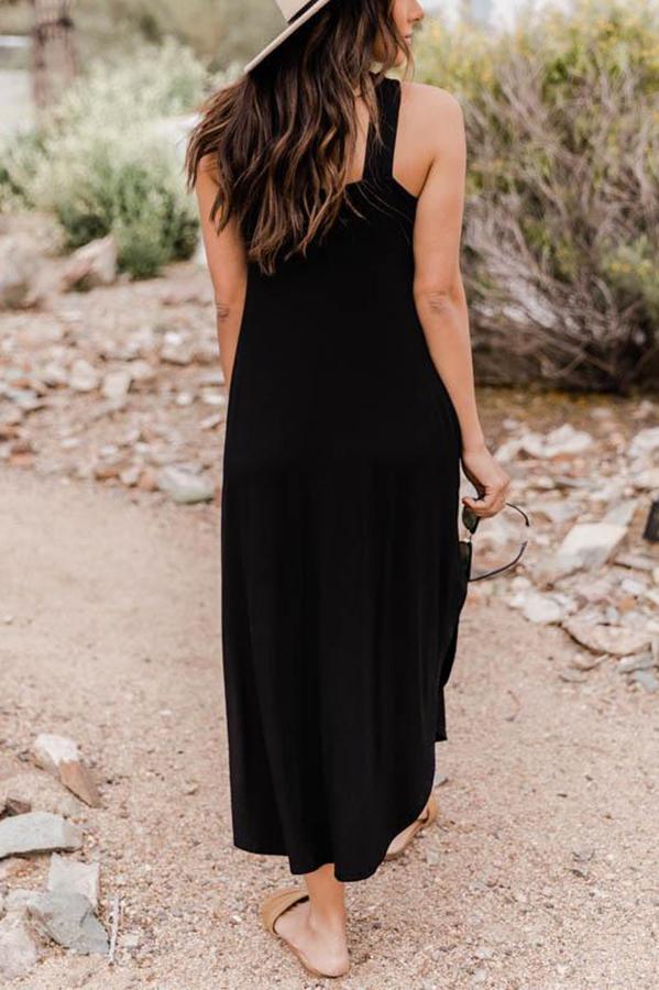 Veleaee Feel That Sunshine Cutest Cross Detail Dress