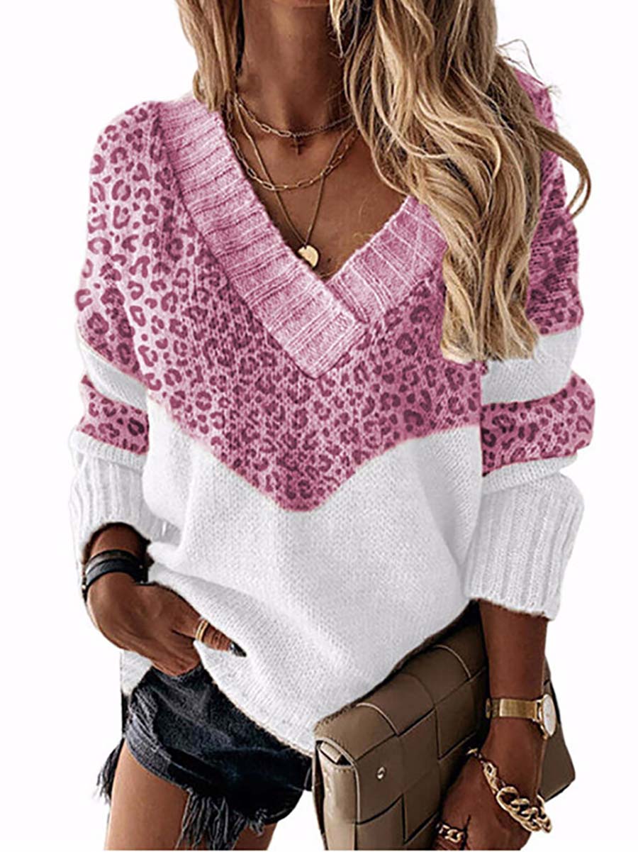 Veleaee Knit  V Neck Sweater（8 colors）