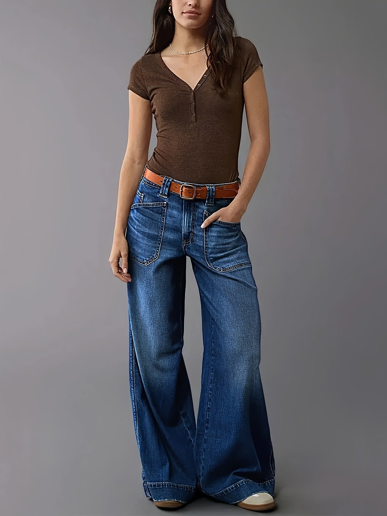 Fashion Vintage Flare Jeans