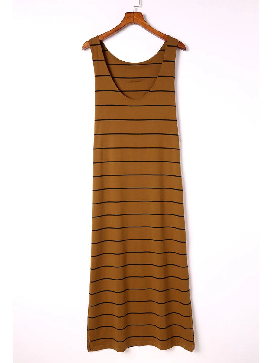 Veleaee Sleeveless Split Dress(6 Colors)