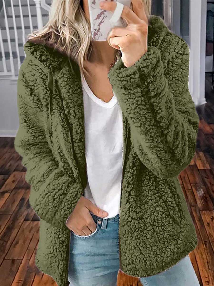 Veleaee Hooded Fleece Jacket(9 colors)