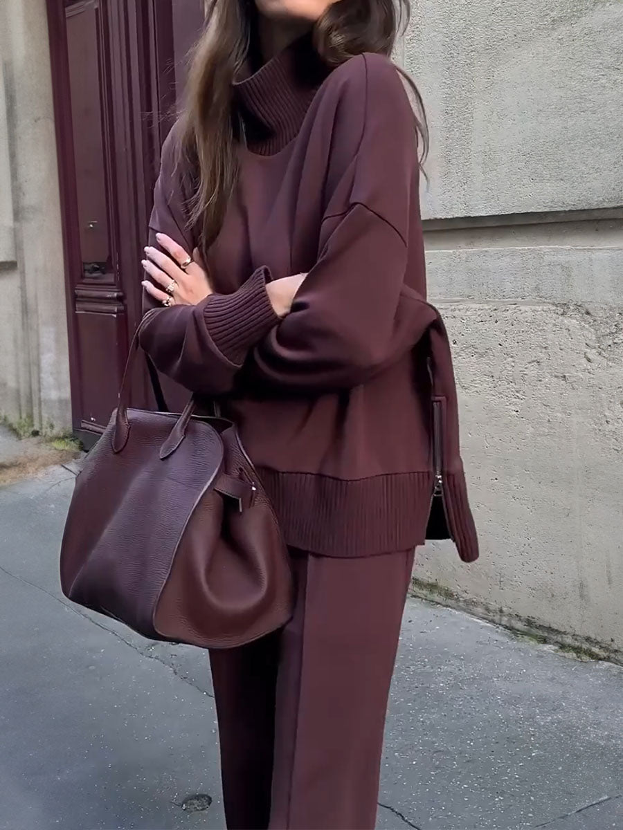 Relaxed Fit Sweatshirt Matching Set