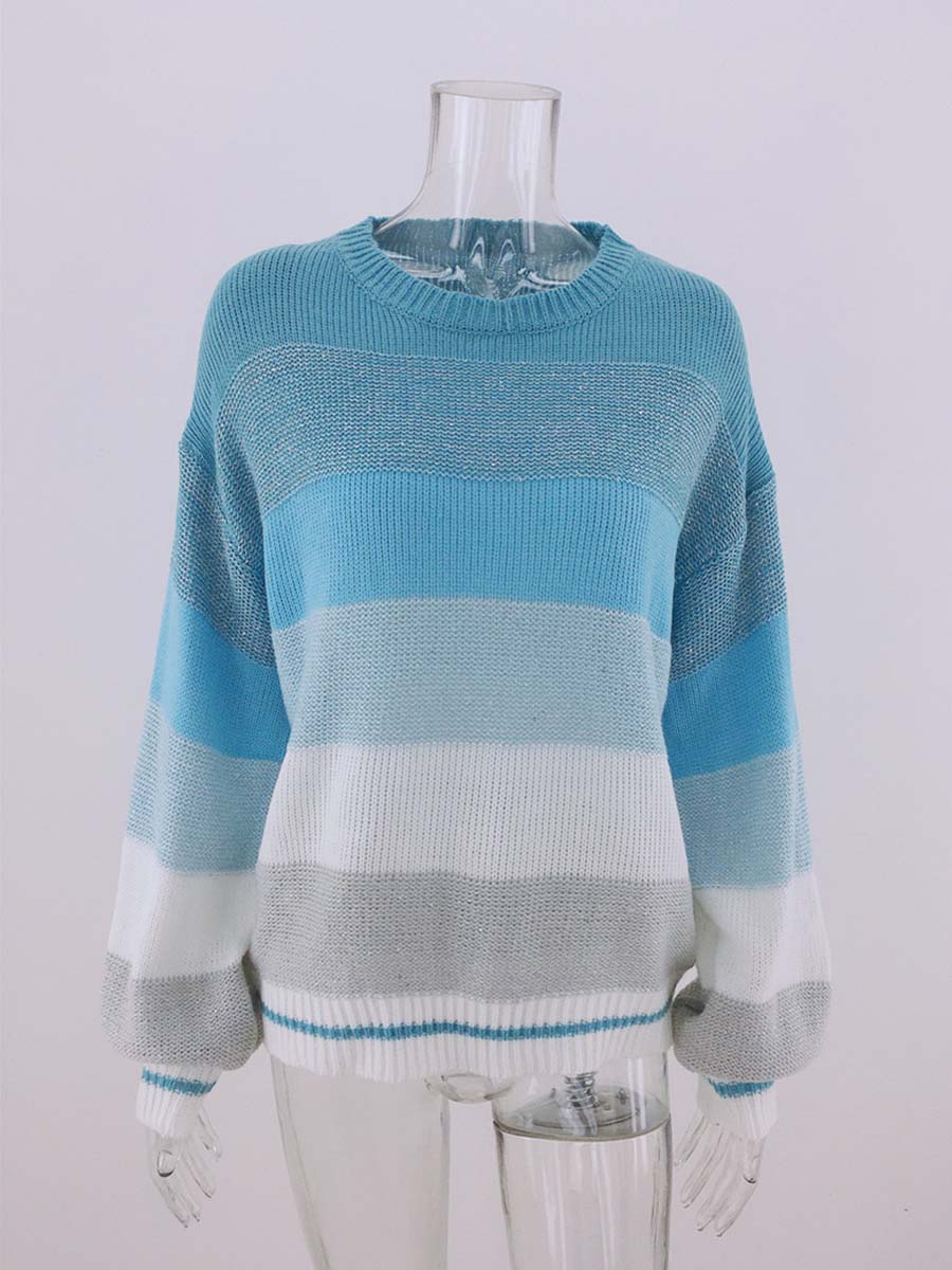 Veleaee Multicolor Knit Sweater