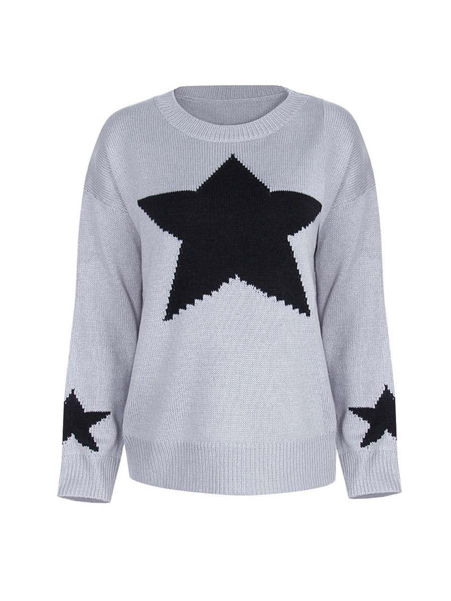 Veleaee Star Shaped Sweater