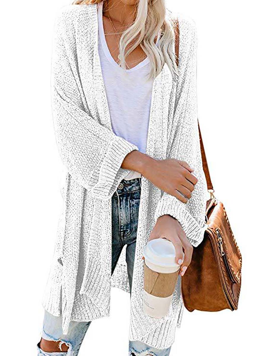 Veleaee Solid Color Knitted Cardigan(10 colors)