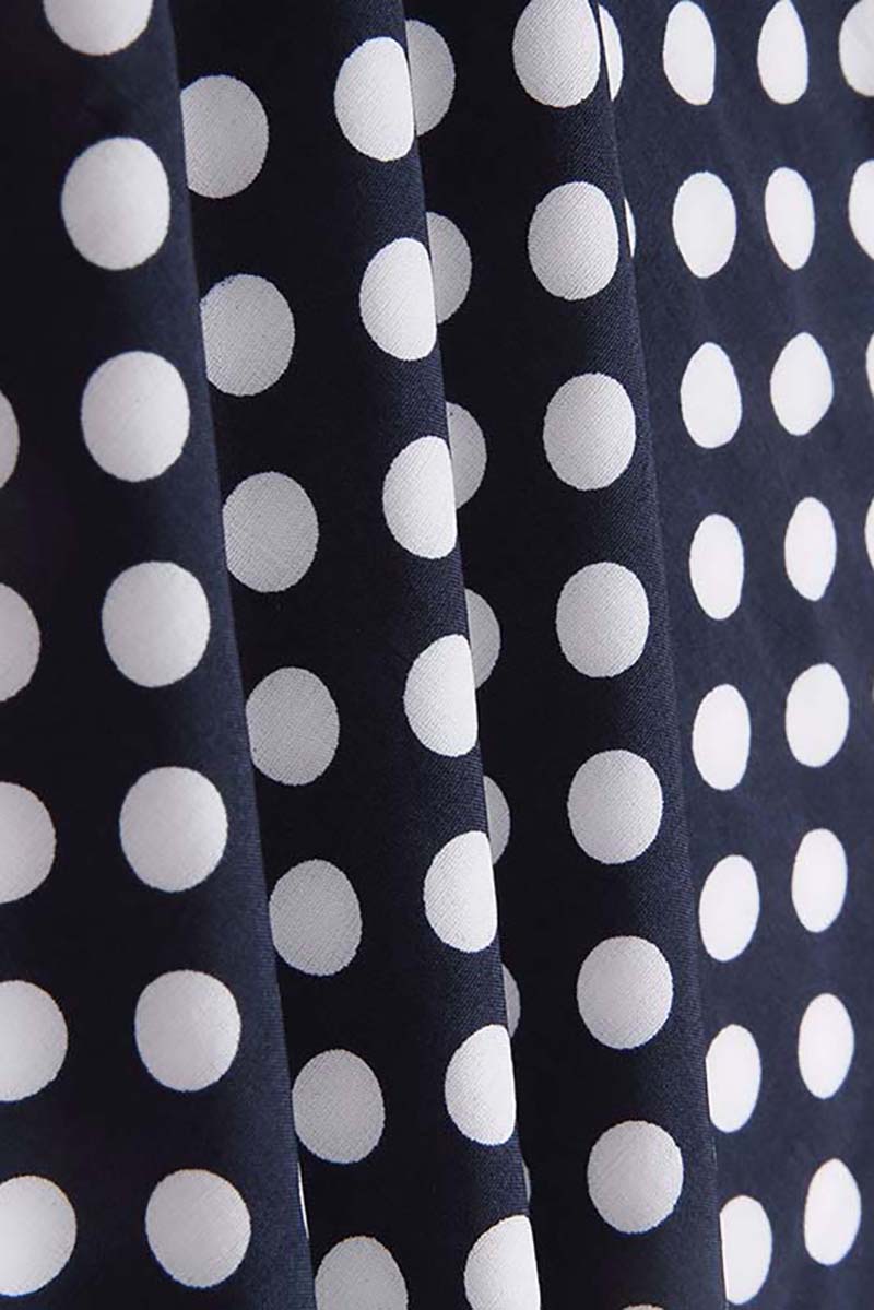 Veleaee Irregular Polka Dot Dress