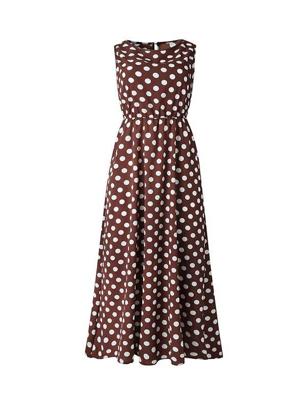 Veleaee Polka Dot Dress