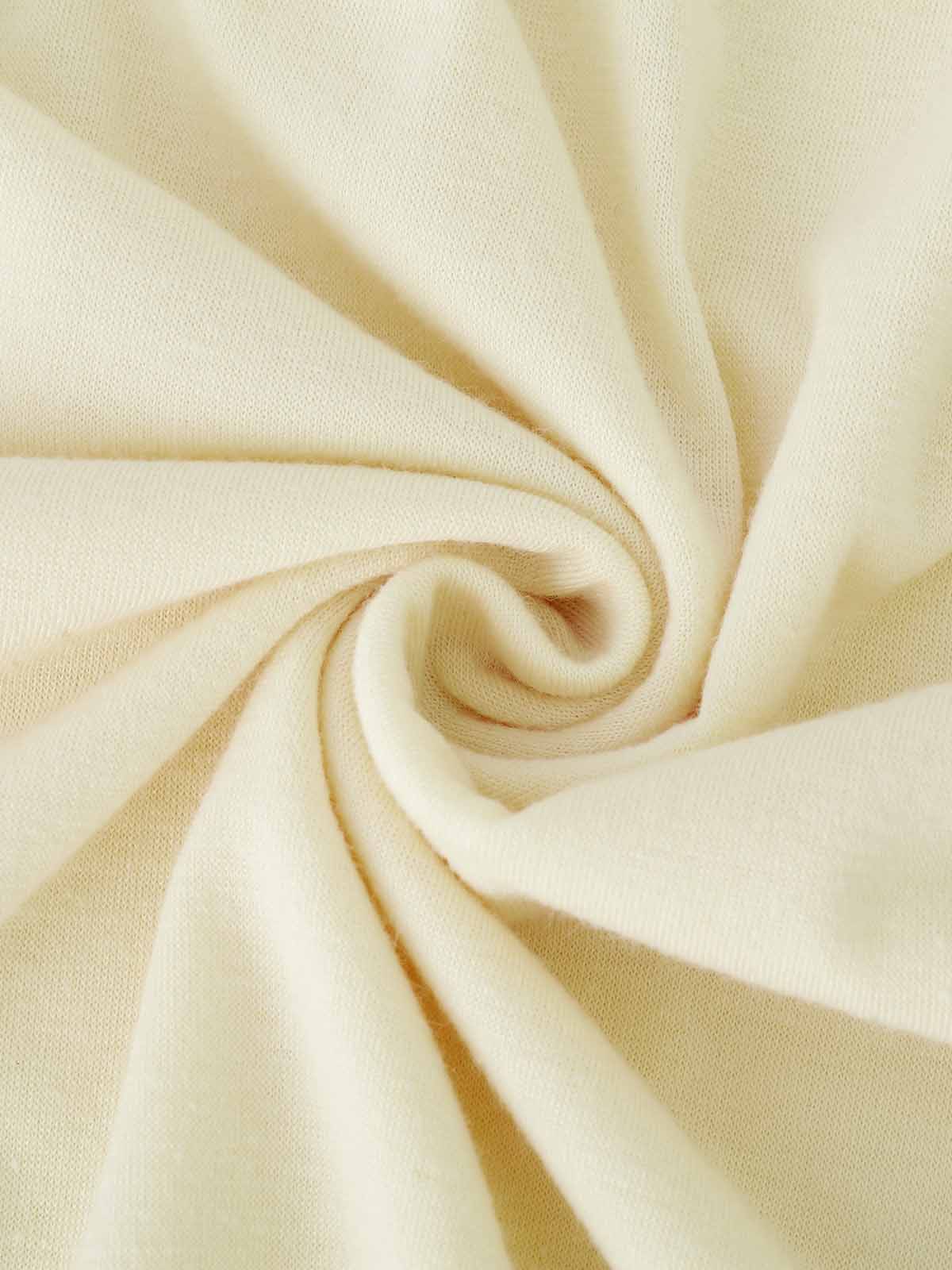 Veleaee Long-sleeved Ppadded Dress