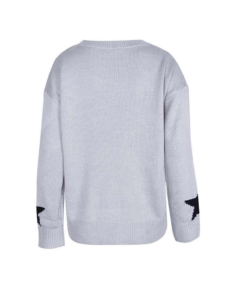 Veleaee Star Shaped Sweater