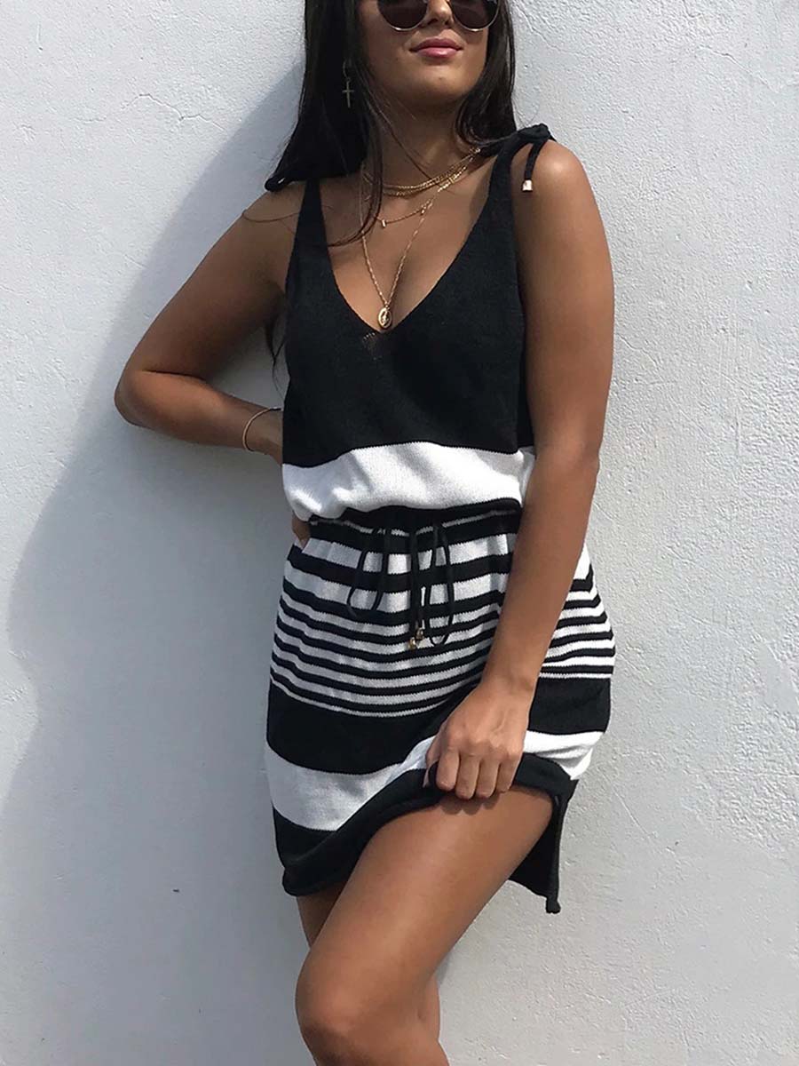 Veleaee Casual Knit Skirt