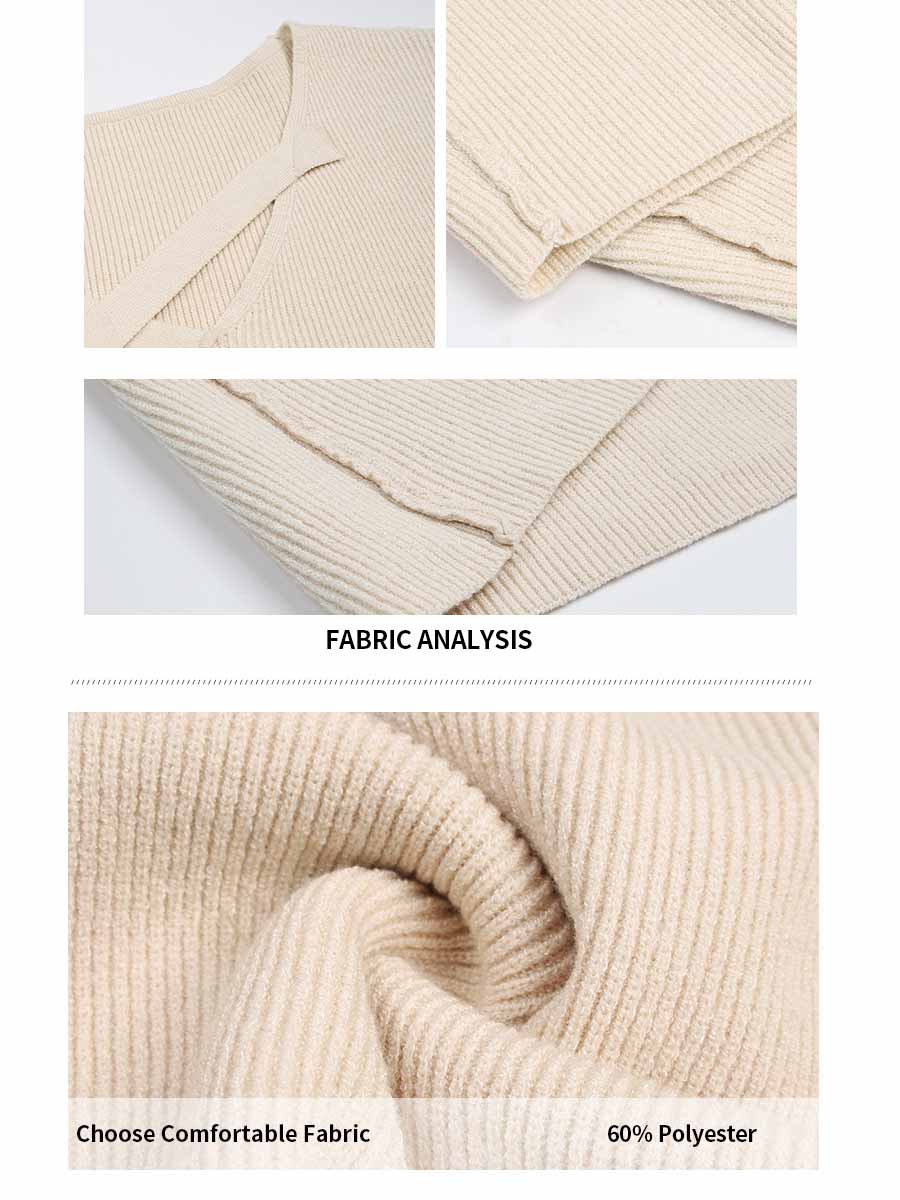 Veleaee  Long-sleeved V-neck Sexy Top