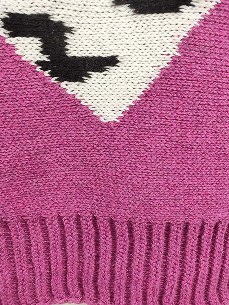 Veleaee Leopard Stitching Tops