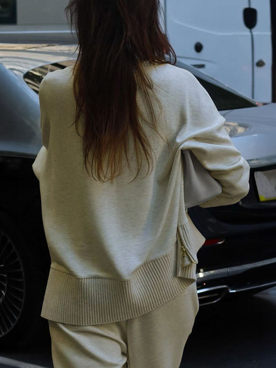 Relaxed Fit Sweatshirt Matching Set