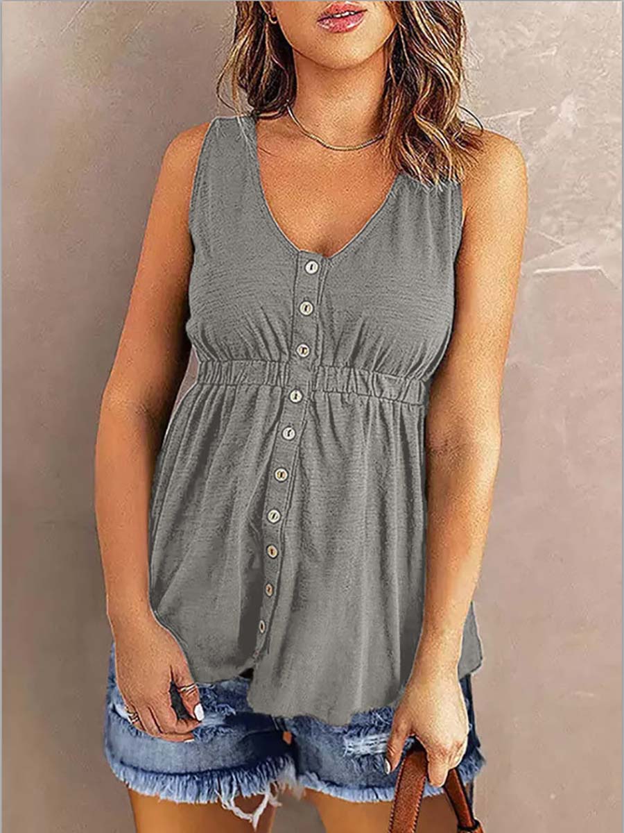 Veleaee Solid Color Strapless Waistless Sleeveless Top(7 Colors)