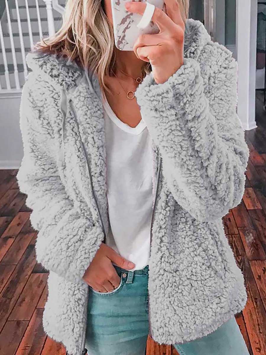 Veleaee Hooded Fleece Jacket(9 colors)