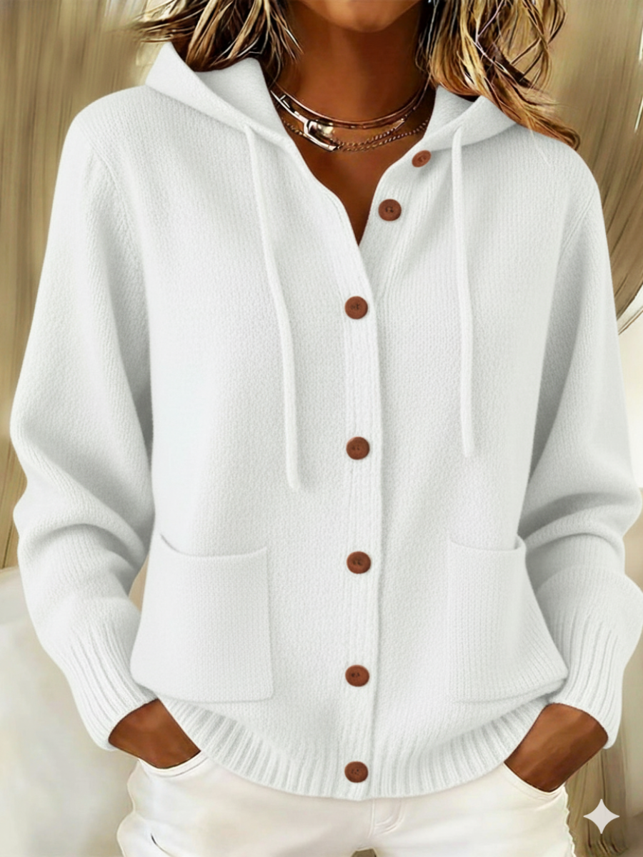 Veleaee 🎄CLEARANCE SALE🔥Women's Hooded Cardigan Sweater
