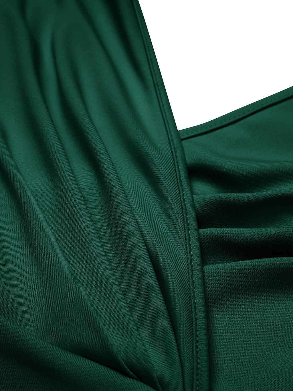 Veleaee Celebrities Elegant Solid Solid Color V Neck Waist Skirt Dresses