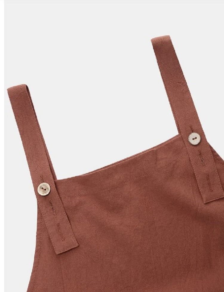 Veleaee Solid Color Casual Nine-point Back Pants (8 Color)