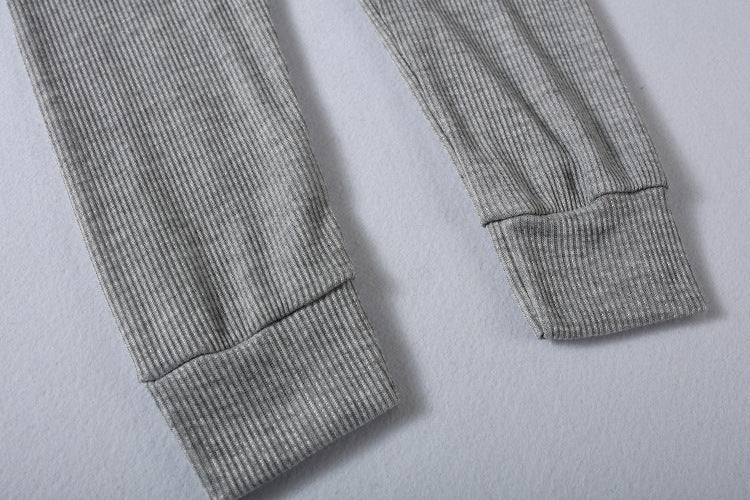 Veleaee Solid Color Casual Lace-Up Slouchy Suit(7 color)