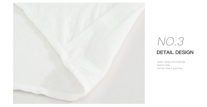 Veleaee Lace Ruffle Round Neck Top