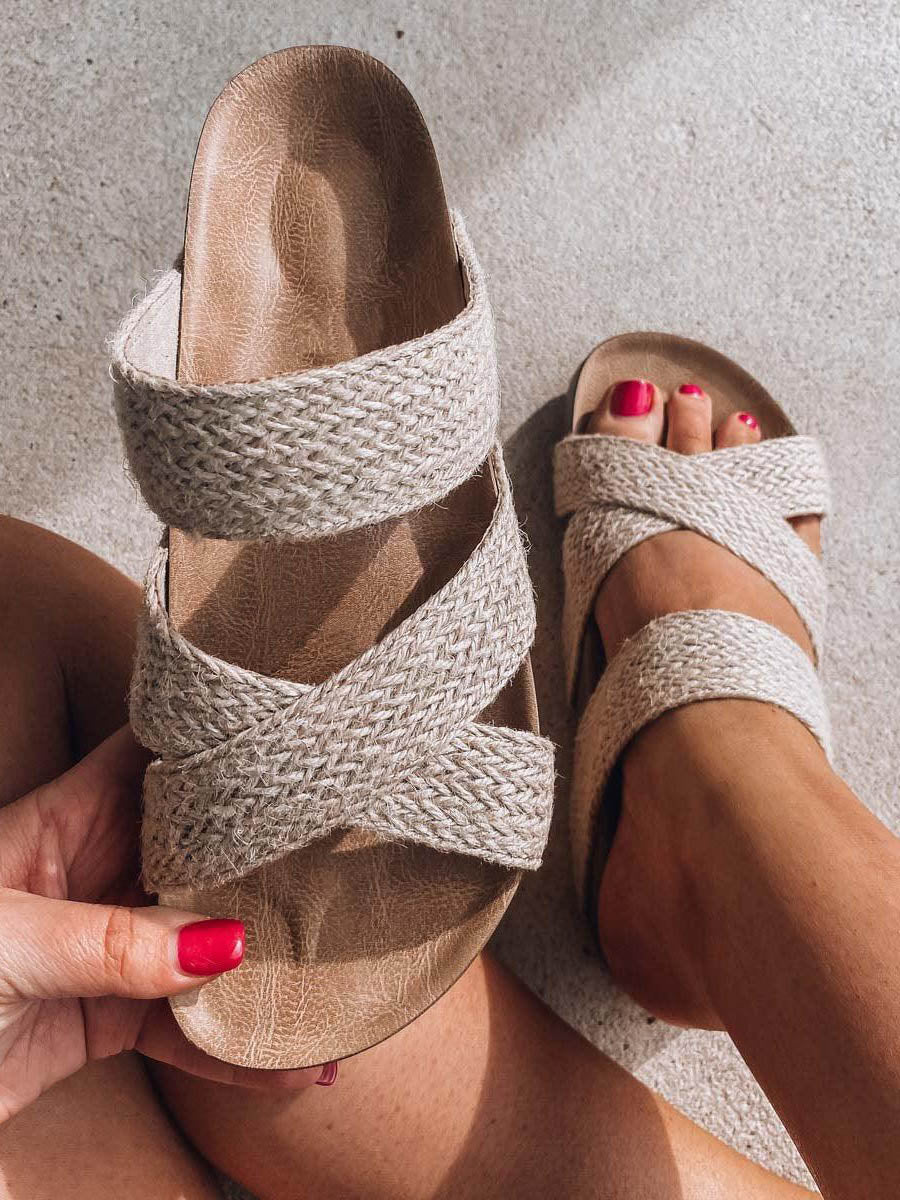 Veleaee Stacked Sole Miri Sandals