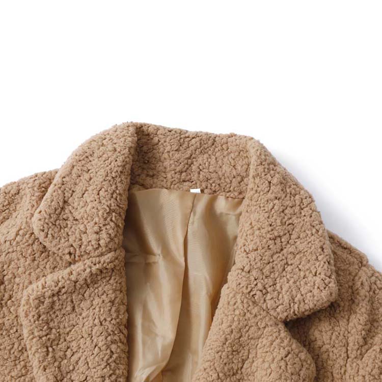 Veleaee Long-Sleeved Lapel Plush Jacket(7 colors)