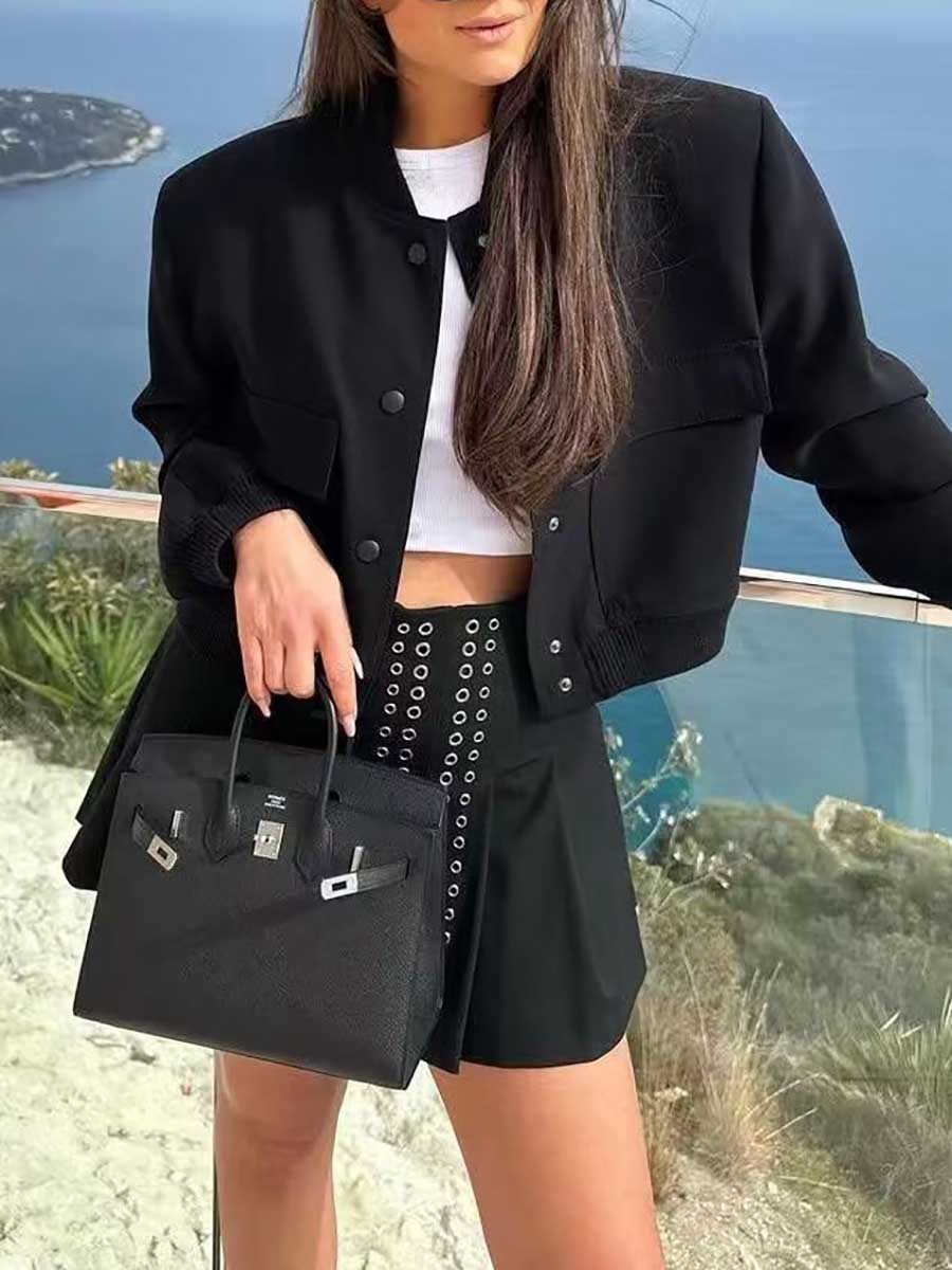 Veleaee Street Personalized Flight Suit Jacket Coat Baseball Outerwear