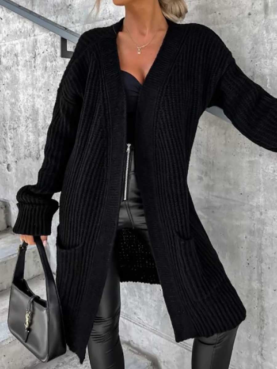 Veleaee Women's v-neck button up chiffon cardigan